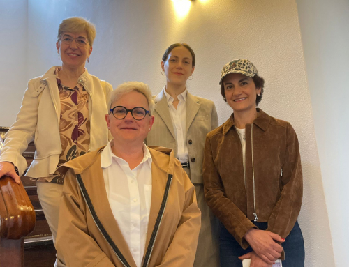 Encuentro de investigadoras de Tecnoeduc con  Natalie Kotchlashvili de Tbilisi Medical Academy (Georgia)